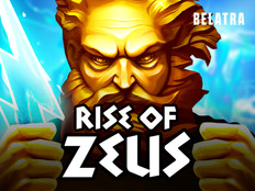 Podgląd gry Rise of Zeus ze starożytnym greckim bogiem i chmurami burzowymi