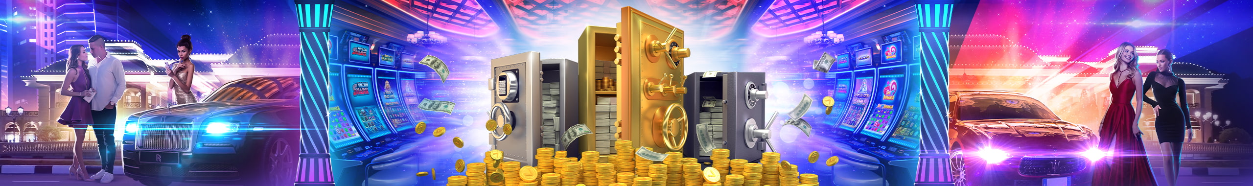 Baner Jackpot w kasynie Vavada z obrazem dużej wygranej